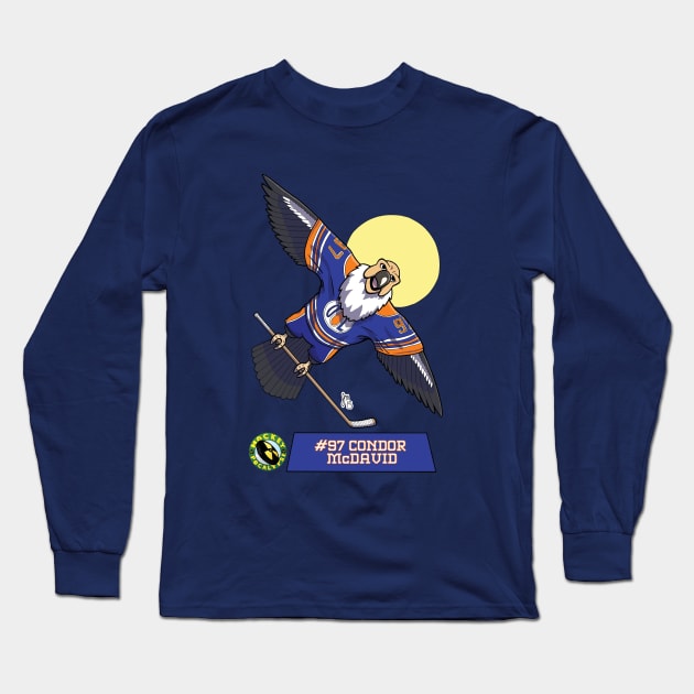 Condor McDavid Long Sleeve T-Shirt by JeffMartinArt